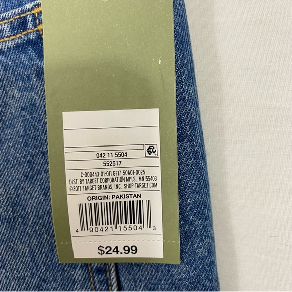 Men's Goodfellow Relaxed Denim Jeans 33x32 Straight Leg Blue  Medium Wash NEW - Picture 7 of 12